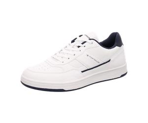 Tom Tailor Sneaker Low Top für Herren, weiß, Größe 46 EU