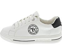 Tom Tailor Damen 9590320001 Sneaker, White-Black, 38 EU
