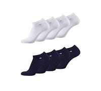 TOM TAILOR Sneaker Socken - bequeme Herrensocken - Socken für den Alltag und Freizeit - im praktischen 8er Pack, Farben:nav/wht, SockSizes:39-42