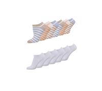 TOM TAILOR Sneaker Socken - bequeme Unisex Socken - Socken für den Alltag und Freizeit orange stripes 35-38 - im praktischen 12er Pack