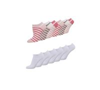 TOM TAILOR Sneaker Socken - bequeme Unisex Socken - Socken für den Alltag und Freizeit pink stripes 35-38 - im praktischen 12er Pack