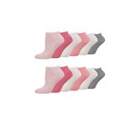 TOM TAILOR Sneaker Socken - bequeme Unisex Socken - Socken für den Alltag und Freizeit rosa 35-38 - im praktischen 12er Pack