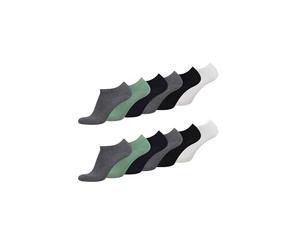 TOM TAILOR Sneaker Socken - bequeme Unisex Socken - Socken für den Alltag und Freizeit simple green 43-46- im praktischen 12er Pack