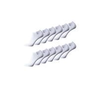 TOM TAILOR Sneaker Socken - bequeme Unisex Socken - Socken für den Alltag und Freizeit white 43-46 - im praktischen 12er Pack