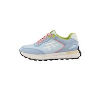 Sneaker TOM TAILOR "Tom Tailor Sneaker Lederimitat/Textil", Damen, Gr. 38, bunt (sky), Lederimitat, Textil, Schuhe Sneaker (79497717-38) sky