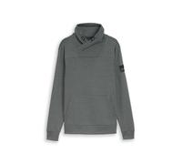 Tom Tailor - Snood Sweatshirt in Melange-Optik green mint grindle - Gr. - XXXL