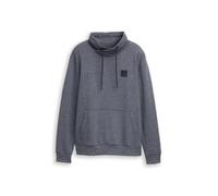 Tom Tailor - Snood Sweatshirt in Melange-Optik navy grindle structure - Gr. - XL