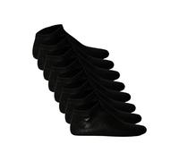 TOM TAILOR 8er Pack Unisex Socken - Basic, Sneakersocken, einfarbig Schwarz 43-46