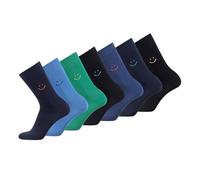 TOM TAILOR Socken multi colour 43-46- 7er Box Baumwollsocken für Alltag und Freizeit - schlichte Socken