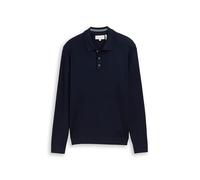 Tom Tailor - Strickpullover mit Polokragen sky captain blue - Gr. - L