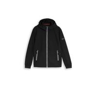 Tom Tailor - Softshell Jacke mit Kapuze Black - Gr. - M