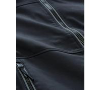 Tom Tailor - Softshell Jacke mit Kapuze black grey twill line design - Gr. - XL