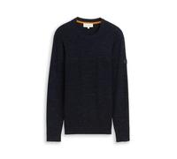 Tom Tailor - Space Dye Pullover mit Rundhalsausschnitt navy multicolor space dye - Gr. - XXXL