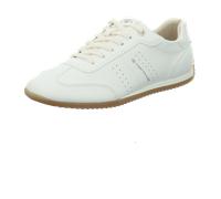 Sneaker TOM TAILOR "Cathrine", Herren, Gr. 38, weiß, Lederimitat, Schuhe Sneaker, Freizeitschuh, Halbschuh, Schnürschuh mit modischem Lochmuster (64005624-38) weiß