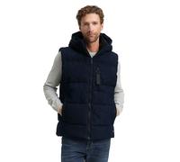 TOM TAILOR Steppgilet blau | L