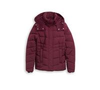 Tom Tailor - Puffer-Jacke mit abnehmbarer Kapuze bordeaux red - Gr. - L