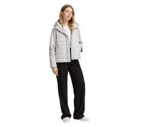 Steppjacke TOM TAILOR, Damen, Gr. M, rough grau, Steppware, Obermaterial: 100% Polyester. Futter: 100% Polyester, unifarben, casual, regular fit taillenbedeckt, Langarm, Jacken, mit Kapuze (25059341-M