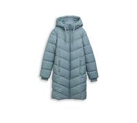 TOM TAILOR Steppmantel petrol | M