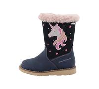 Winterstiefel TOM TAILOR "Blinkschuh" Gr. 27, blau (dunkelblau) Kinder Schuhe Stiefel Boots mit blinkendem Einhornmotiv (31997047-27)