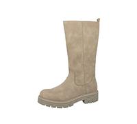 TOM TAILOR Stiefel mit Warmfutter für Damen schlicht elegant modisch, Farbe:Fango, Größe:37