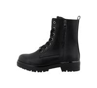 TOM TAILOR Stiefel mit Warmfutter für Damen schlicht modisch Reißverschluss, Farbe:schwarz, Größe:38