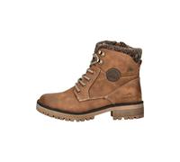 Tom Tailor Stiefelette Lederimitat Cognac Warmfutter - 38