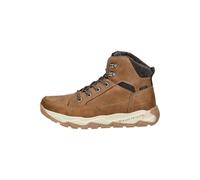Schnürstiefelette TOM TAILOR "Tom Tailor Stiefelette Lederimitat/Textil", Herren, Gr. 44, braun (cognac), Lederimitat, Textil, Schuhe Schnürstiefelette (51619954-44) cognac