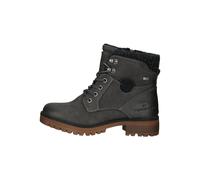 Schnürboots TOM TAILOR Gr. 39, grau (anthrazit) Damen Schuhe Reißverschlussstiefeletten mit Strickkragen Bestseller (84950636-39)