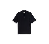 Tom Tailor - Strick-Poloshirt aus Baumwolle sky captain blue - Gr. - XXL