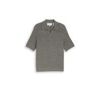 Tom Tailor - Strick-Poloshirt Leinenmix grün - Gr. - XL