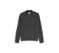 Tom Tailor - Strickjacke mit Seidenanteil Darkest Olive - Gr. - M