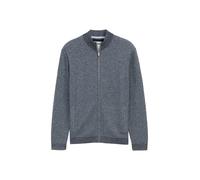 Tom Tailor - Strickjacke mit Stehkragen light blue navy twotone - Gr. - XXL