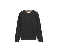 Tom Tailor Herren Pullover Strukturierter Rundhals-Strick – Bio-Baumwolle Grau Melange XXL