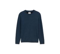 Tom Tailor Strickpullover Herren Gr. L – 100% Baumwolle, real teal navy twotone, Rundhals