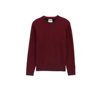 Tom Tailor 1047570 Structured Crewneck Knit Pullover L Samba Red Navy Twotone