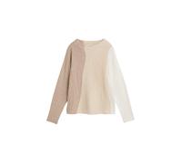 TOM TAILOR Damen 1047691 Pullover, 38590-Organic Taupe Knit Structure, M