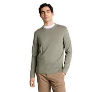 Tom Tailor - Basic Strickpullover aus Baumwolle greyish shadow olive melange - Gr. - XXXL