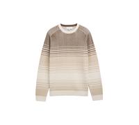 Tom Tailor - Strickpullover mit Farbverlauf brown beige gradient stripe - Gr. - L