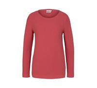 Tom Tailor Regular Fit Strickpullover aus reiner Baumwolle in Pink, Größe L