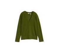 Tom Tailor - Strickpullover mit V-Ausschnitt deep ivy green - Gr. - L