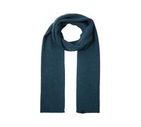 Tom Tailor - Strickschal mit Wollanteil real teal blue melange - Gr. - OS