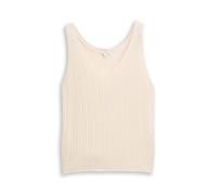 Tom Tailor - Stricktop mit V-Ausschnitt dove white - Gr. - L