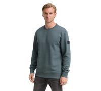 Tom Tailor STRUCTURED CREWNECK XL 1047803-38871 Grey Mint Navy Structure (903807) Grau XL