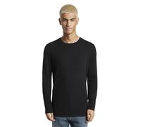 TOM TAILOR Denim Herren 1016090 Crewneck Strickpullover, 29999 - Black, L EU