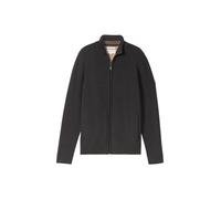 Strickjacke TOM TAILOR Gr. M, schwarz (black grey melange) Herren Strickjacken (51973509-M) black grey melange
