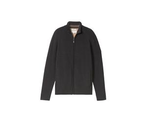 Tom Tailor - Strukturierte Strickjacke black grey melange - Gr. - M