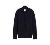 Tom Tailor - Strukturierte Strickjacke knitted navy melange - Gr. - L