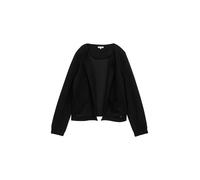 Tom Tailor - Sweatjacke aus Scuba schwarz - Gr. - M