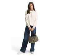 Tom Tailor - Scuba Sweatshirt mit Stehkragen whisper white - Gr. - XXL