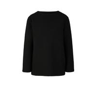 Tom Tailor - Sweatshirt mit Ottoman Struktur deep black - Gr. - M